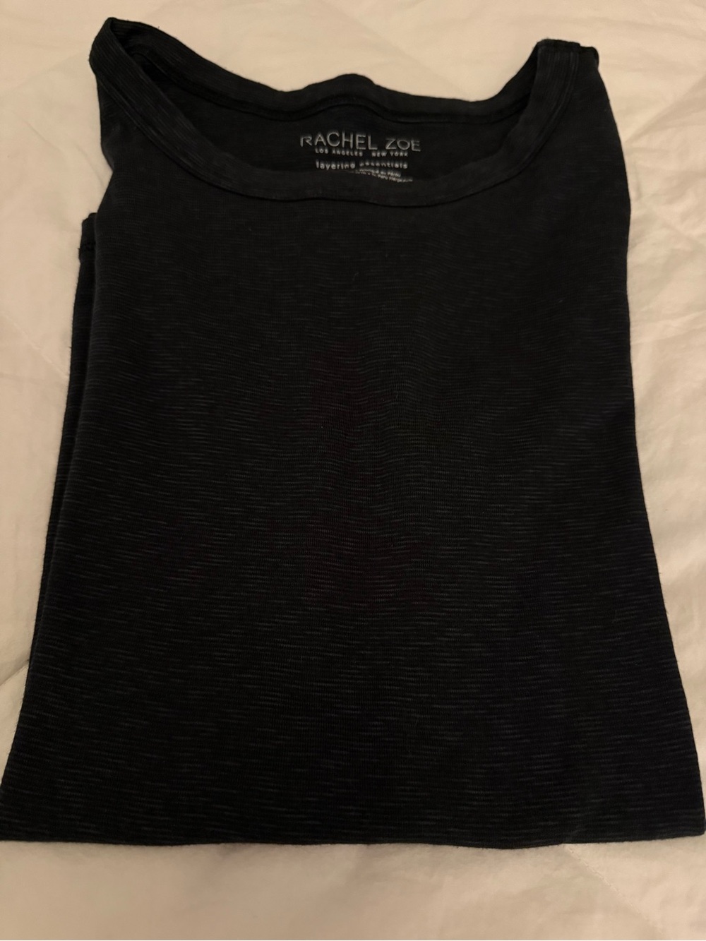 Rachel Zoe blue Layering Essentials Tee - Picture 7 of 8